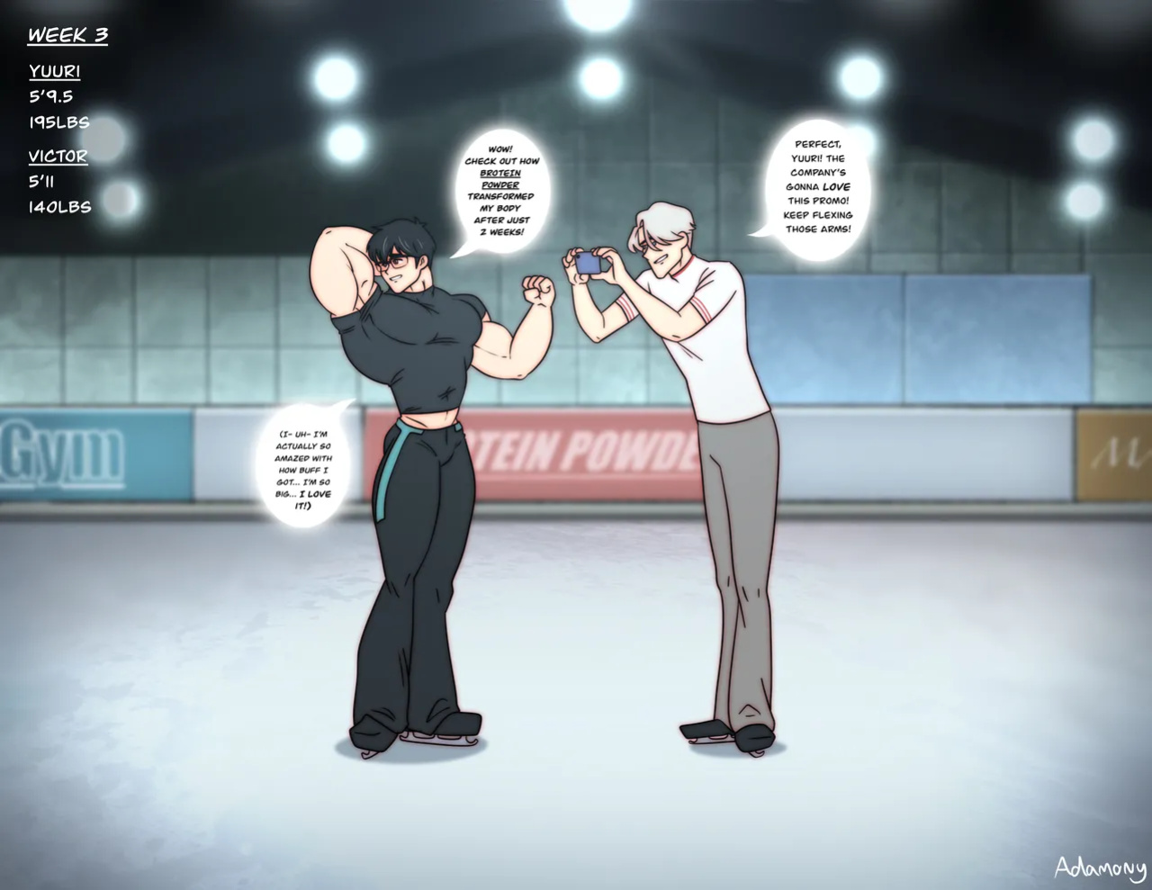 [Adamony] Yuuri & Victor’s New Sponsor!