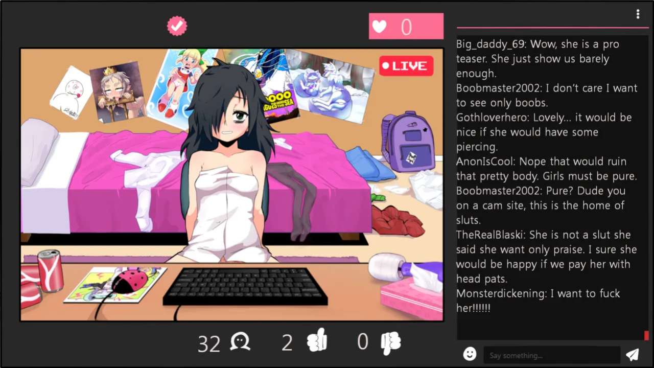 [littlehuntressteam] No matter how i look at it, erotic streaming must make me popular!