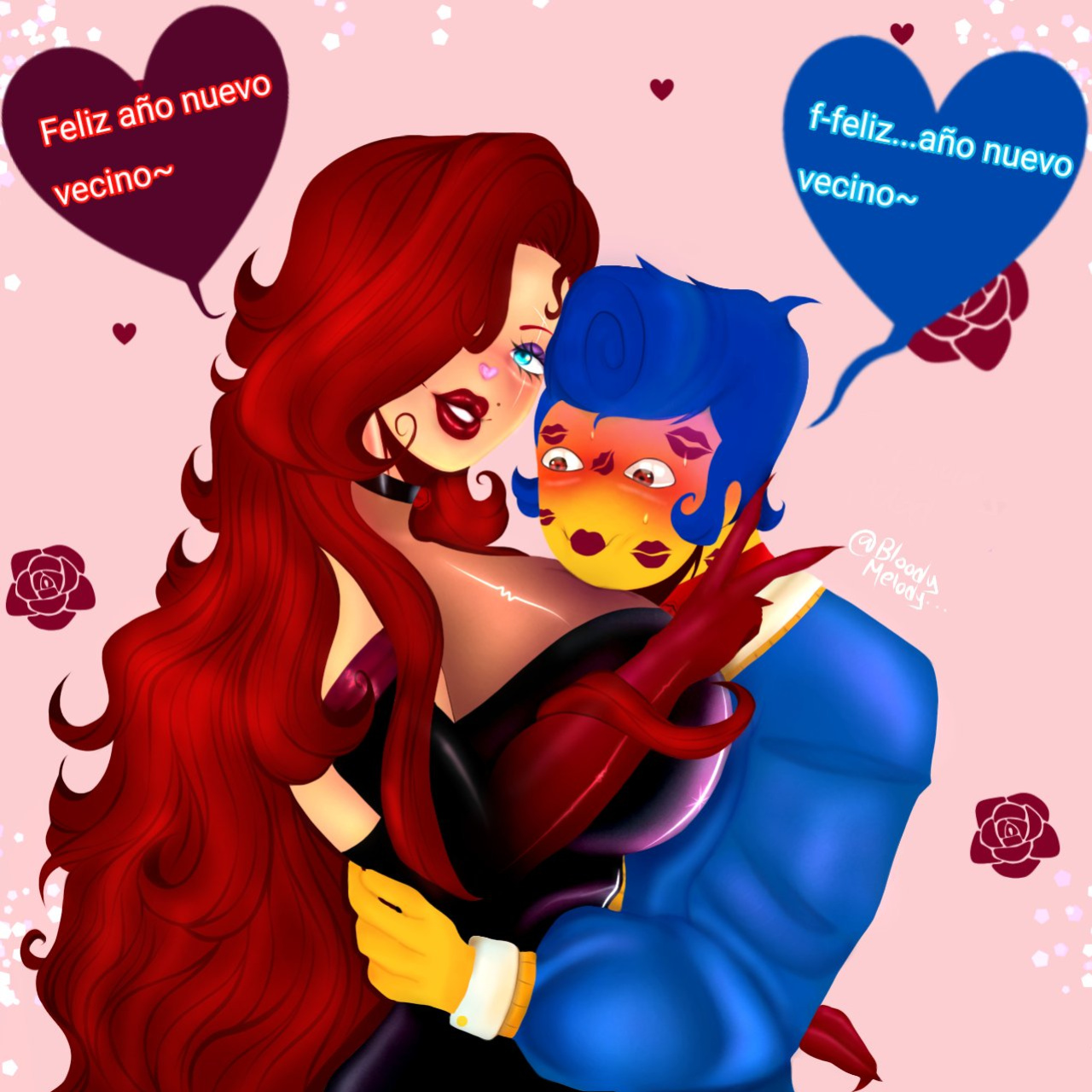 Artist:bloody_melodyy (ocs) Marilyn rose