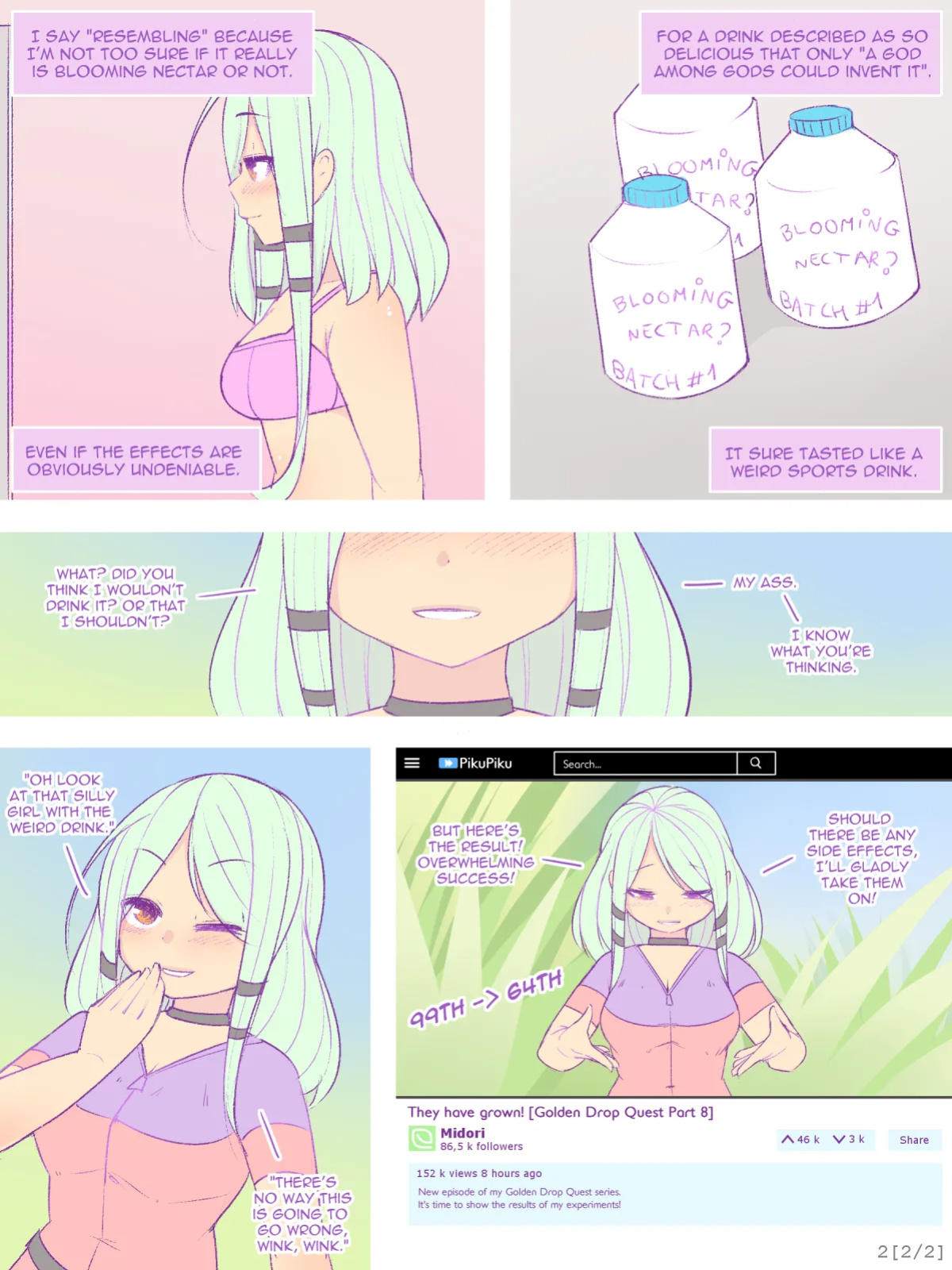 Midori's Growth - pixiveo [ English / Complete ]