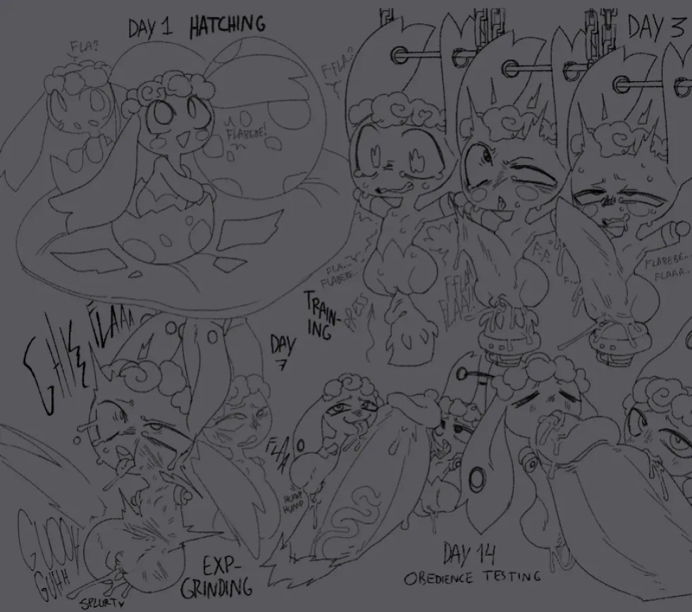 [SinnerPen] Flabébé Eveolution Line Onaholes