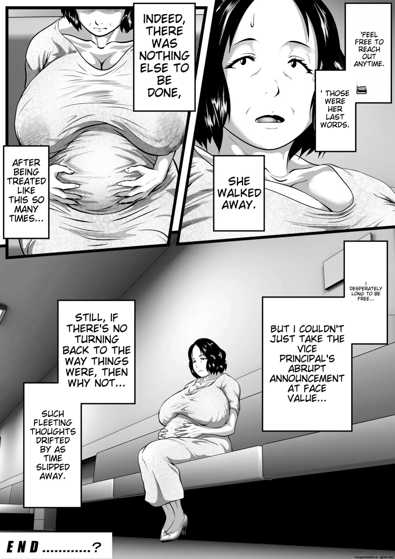 [Nishiro Ui] Tokkan Kouji Saien ~Akaruku Minna ni Yasashikute, Tsurai Tokoro o Misenai Oba-chan Sensei ga, Nando mo Botebara ni Sarete....... Kokoro nai Uwasa ni mo Modashite Taeru, Sono Riyuu (Wake)~ (AI translation)