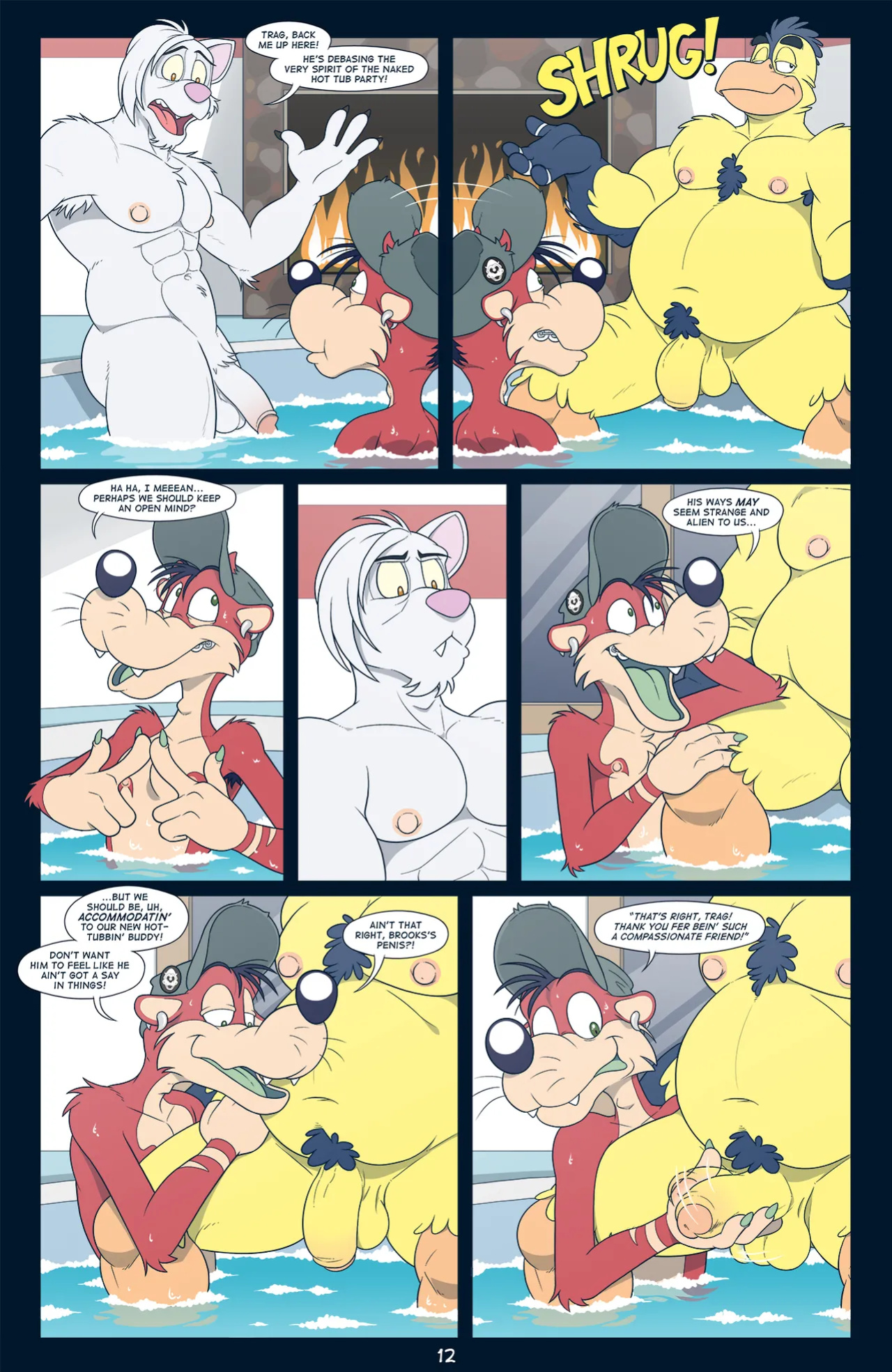 [Anti-Dev] Naked Hot Tub Party (Complete)