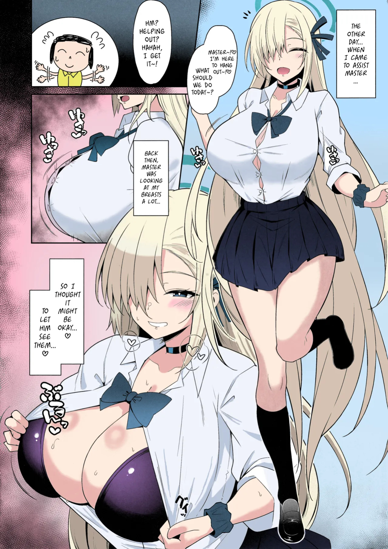 (C103) [Cow Lipid (Fuurai)] Riyuu wa Nantonaku - The Motive is Somehow (Blue Archive) [Black Grimoires] [Colorized]
