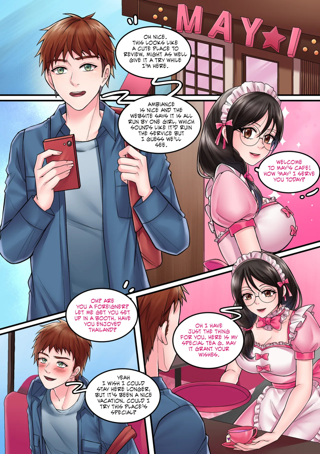 [MayiTGu] ⚠️Comics Experiment: May I Cafe