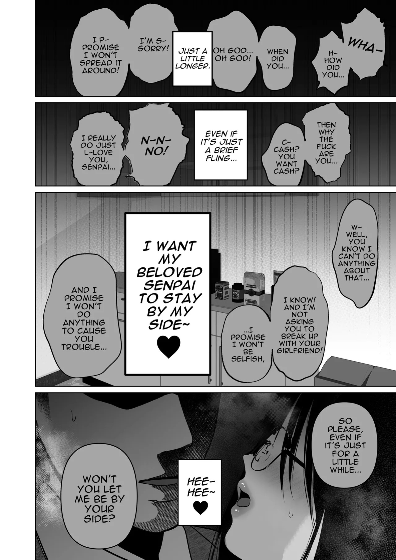 [Torotoro Yume Banana (Yumeki Banana)] Zettai, Naisho ni Dekimasuyo ~Jimi Kyonyuu Muchimuchi Kouhai ga Kanojo Mochi no Ore ni Semattekite Dosukebe Uwaki Namanakadashi~ | I Can Keep a Secret ~Cheating Creampies with my Curvy Colleague~ [Darg777 Translation