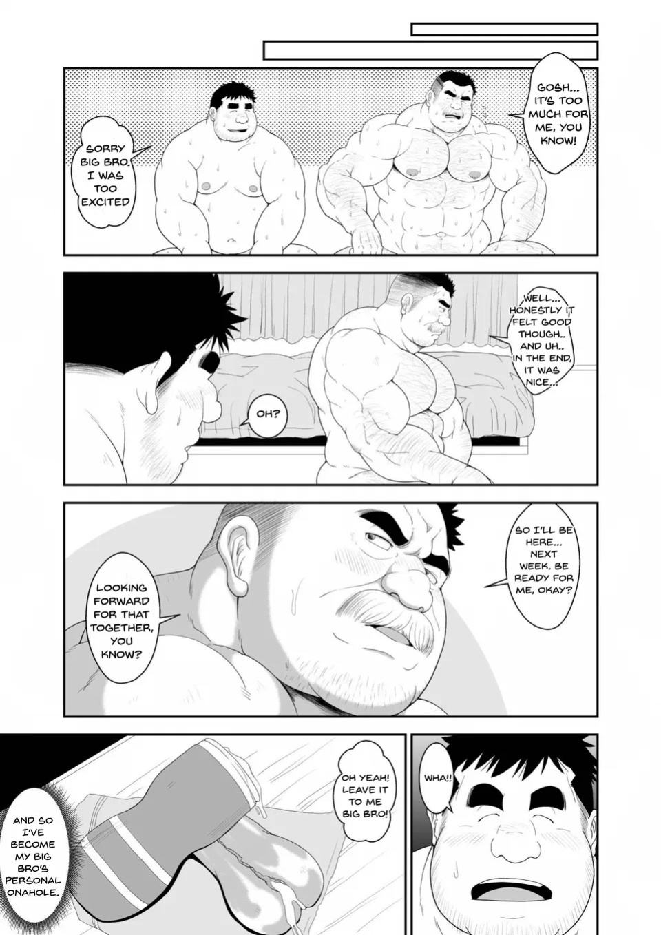 [Chobikuma (Bear Tail)] Aniki no Onaho – Big Bros Onahole [Eng]