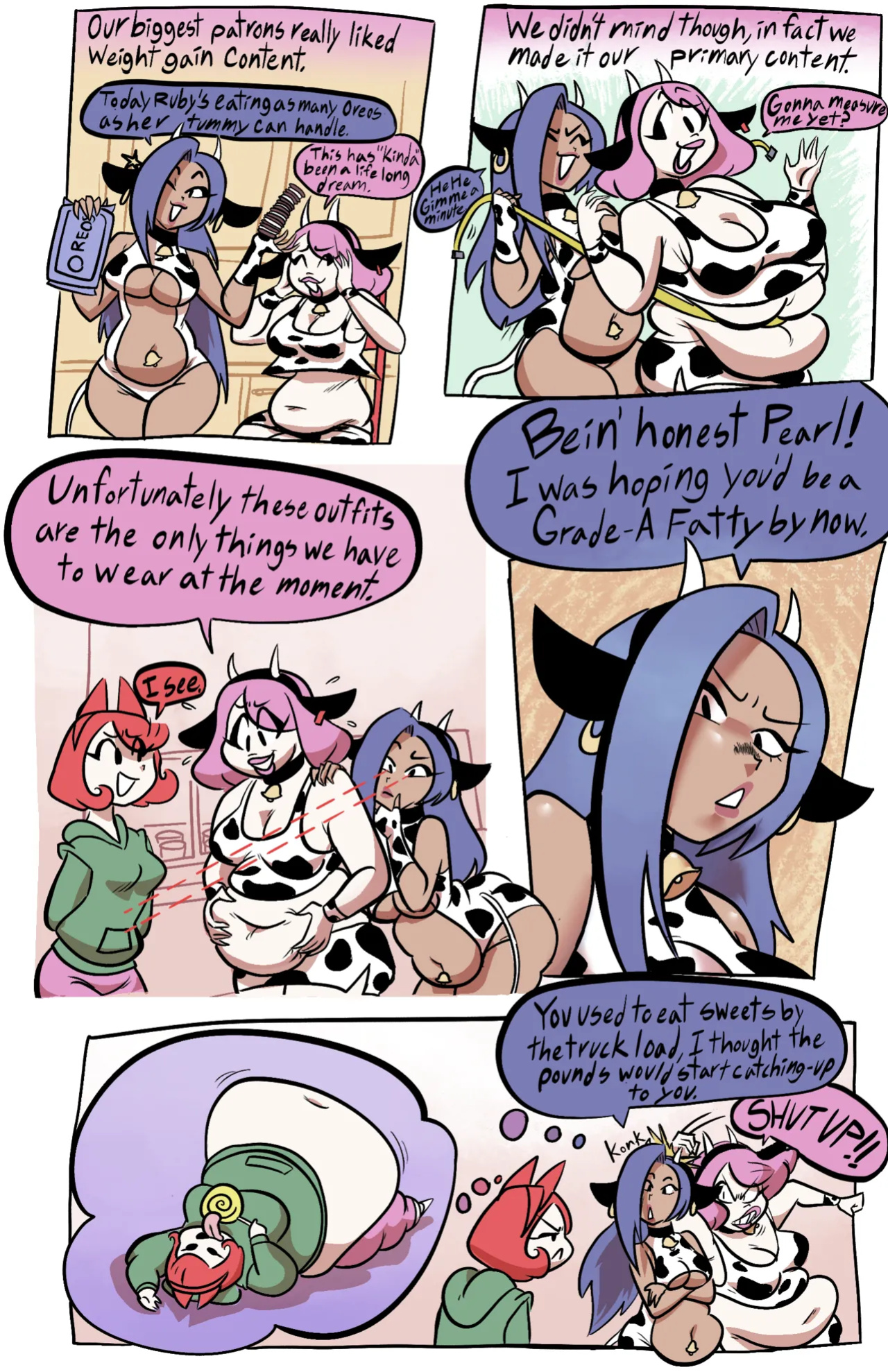 JoeKie3wl - Pearl's Old Friends / Sharene and Pamela / Mittens Twins Big Dinner / + Epilogue [ English / Complete ]