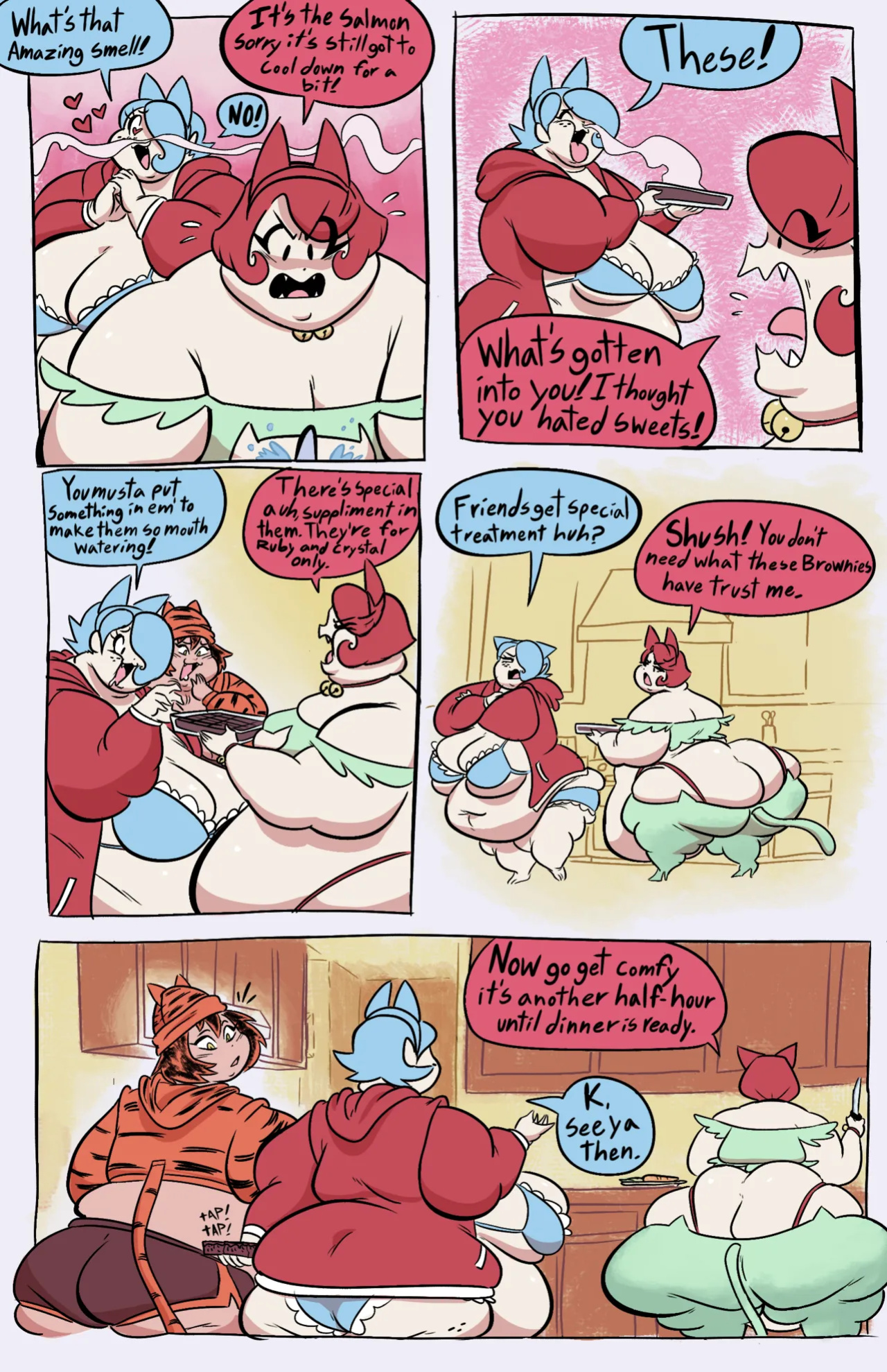 JoeKie3wl - Pearl's Old Friends / Sharene and Pamela / Mittens Twins Big Dinner / + Epilogue [ English / Complete ]