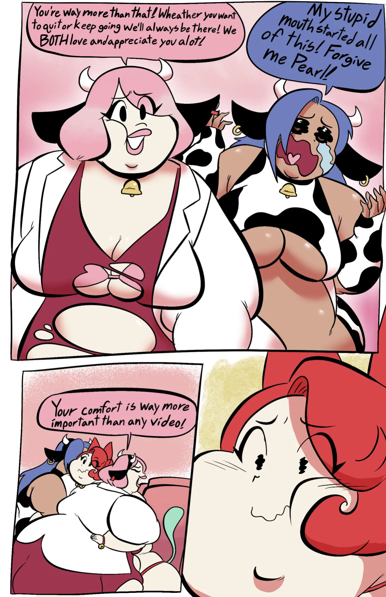 JoeKie3wl - Pearl's Old Friends / Sharene and Pamela / Mittens Twins Big Dinner / + Epilogue [ English / Complete ]