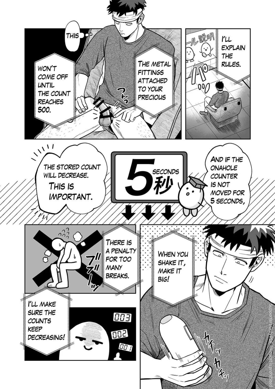 [BG Honda] ONAHOLE COUNTER (MASTURBATION & CONTINUOUS CLIMAX)