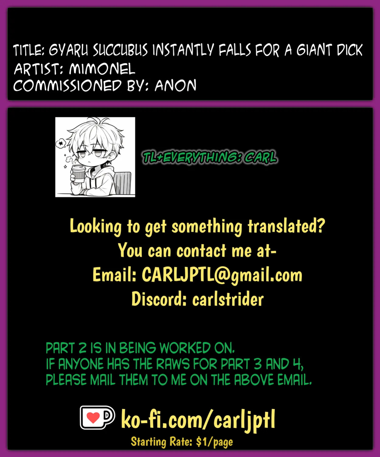 [Mimonel] Dekachin Sokuochi Gal Succubus | Gyaru Succubus Instantly Falls For a Giant Dick [CarlJPTL]