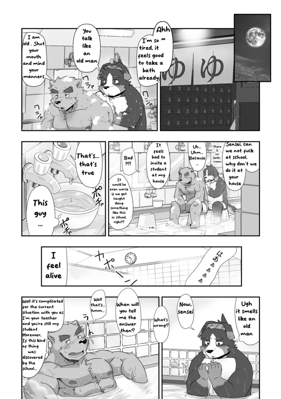 [Dog House (Inugami Ryuu)] Gakkou no Hanashi (Kouen Naka no Himitsu) [Eng]