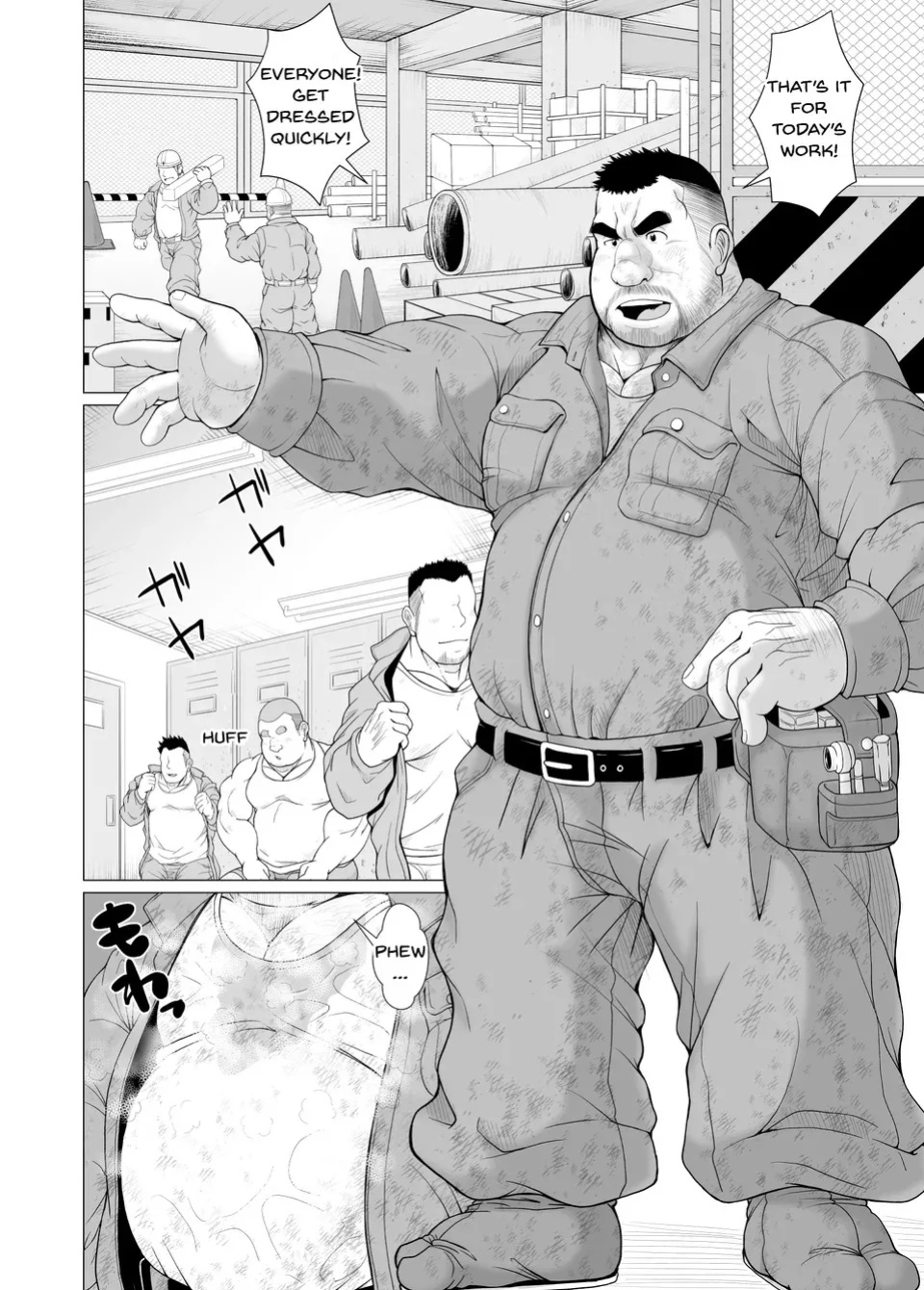 [Chobikuma (Bear Tail)] Zetsurin Oyakata – Virile Boss [Eng]