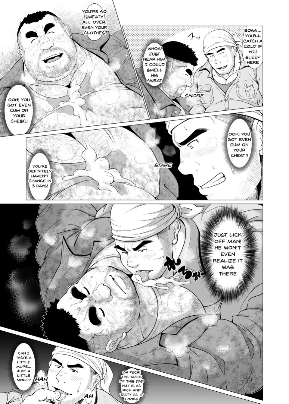 [Chobikuma (Bear Tail)] Zetsurin Oyakata – Virile Boss [Eng]