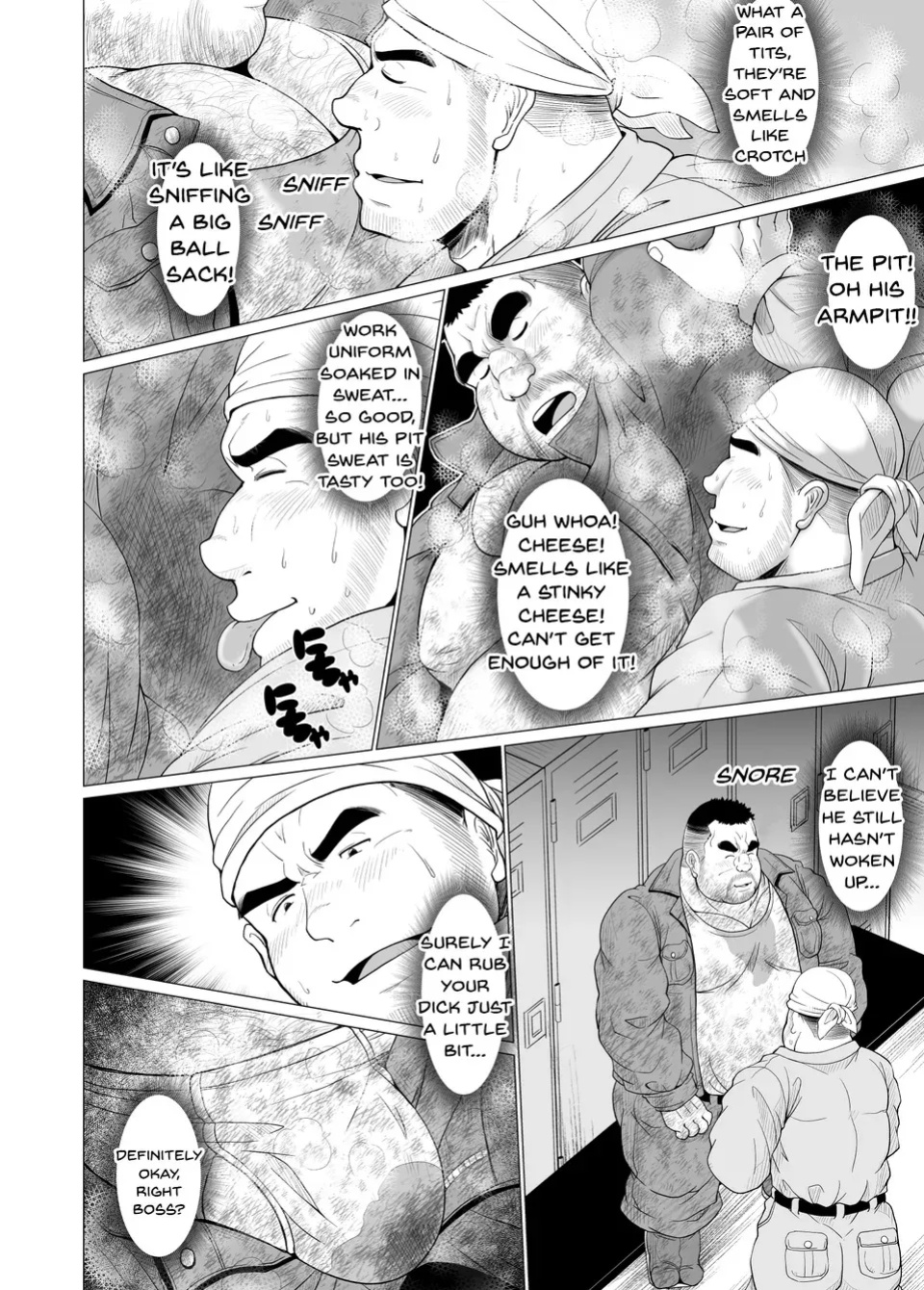 [Chobikuma (Bear Tail)] Zetsurin Oyakata – Virile Boss [Eng]