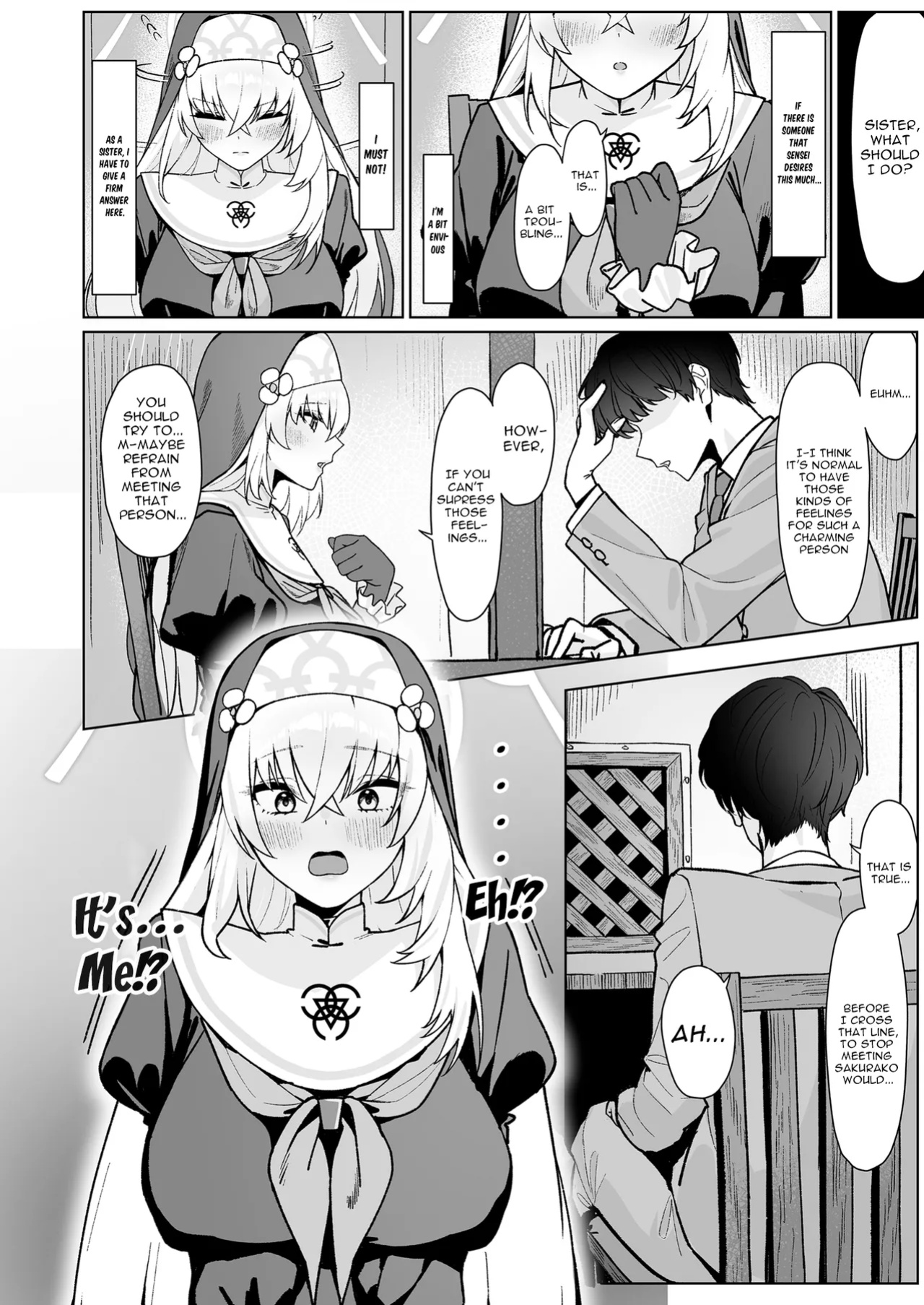 [Banana Pack (Kashou)] Ichijiku no Ha wa Ochite | A Fig Fallen To Immorality (Blue Archive) [HORONYOI]