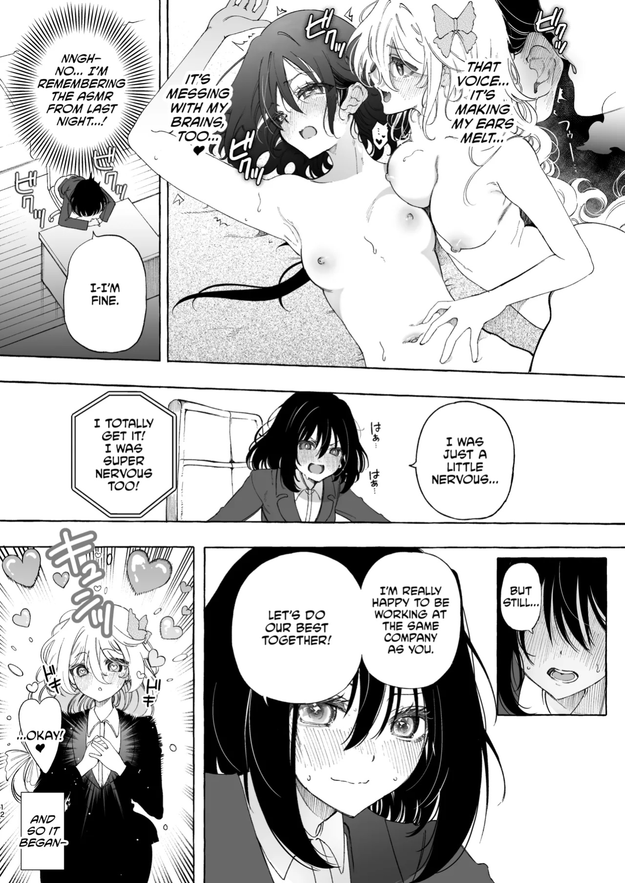 [Noyama] Mimi de Koishita Douryou ~OnaSuppo Onsei Otaku Onna ga Douryou no Koe ni Hannou Shite Ikimakuri~ [CulturedCommissions]