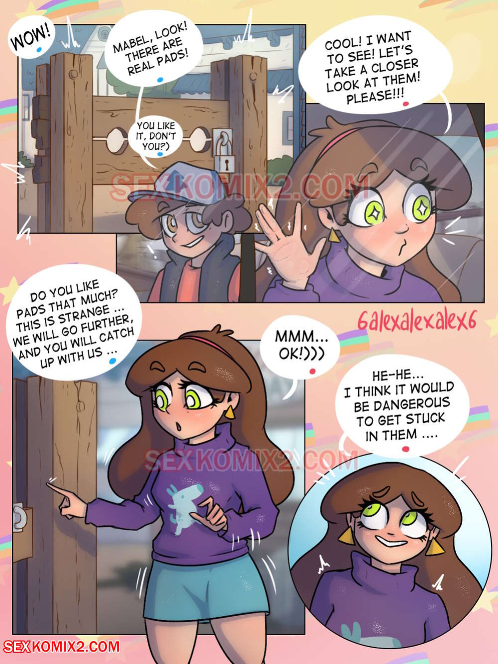 Gravity Falls. Mabels dream world. 6alexalexalex6. sexkomix2.com