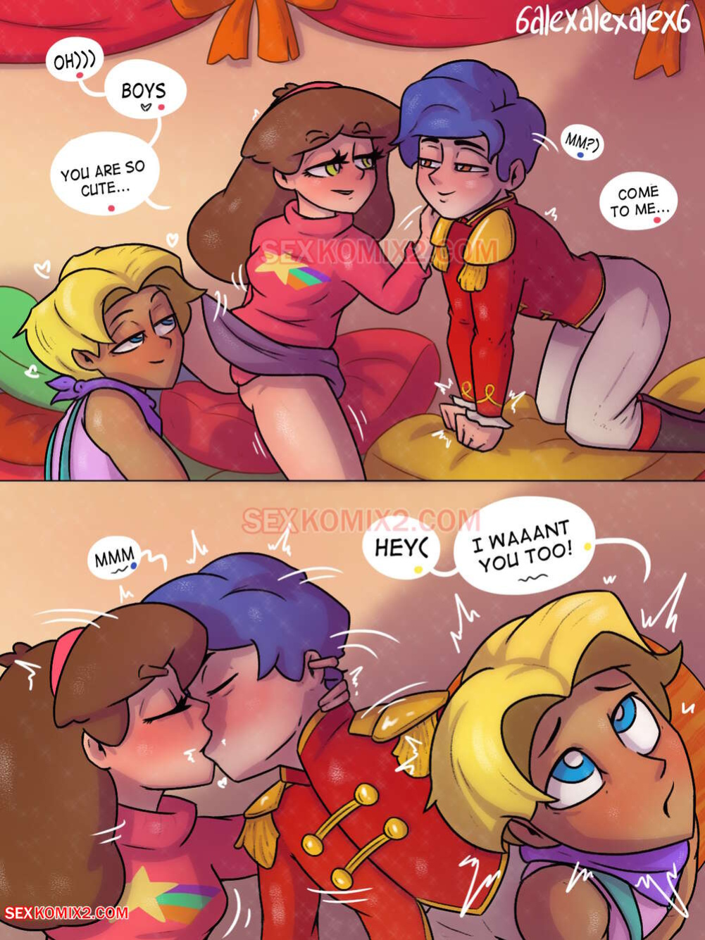 Gravity Falls. Mabels dream world. 6alexalexalex6. sexkomix2.com