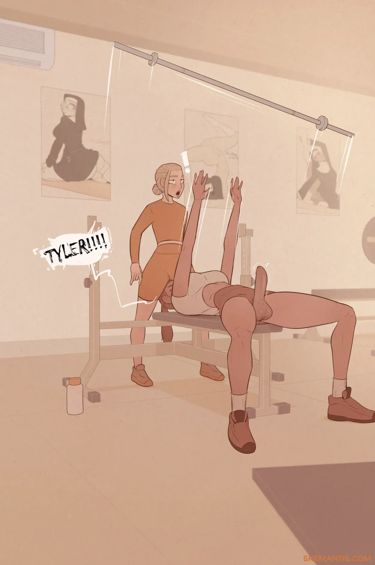 skemantis - Tyler at the gym