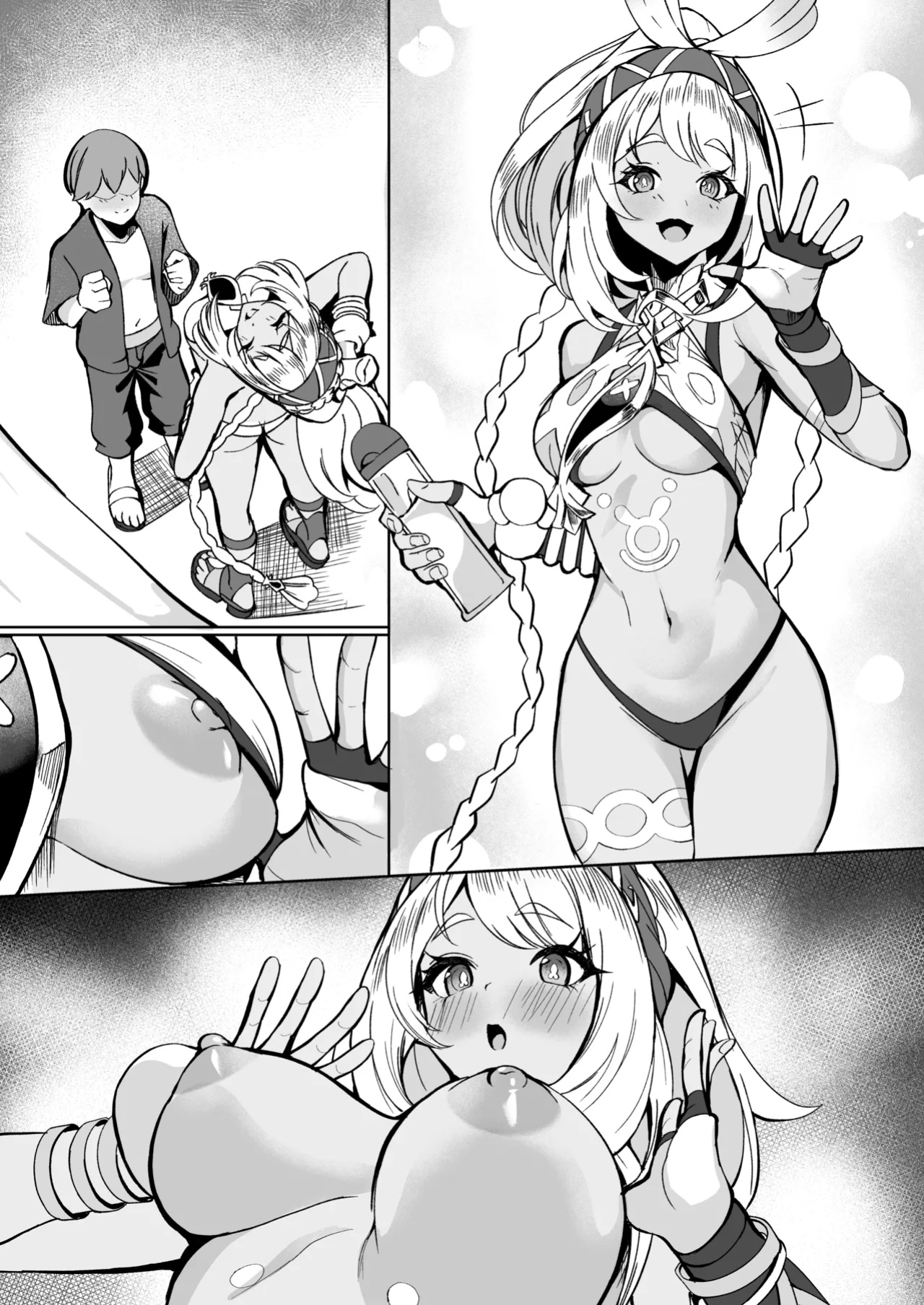 [Shiro Paka] Apparently, the People of the Springs have a 'first-time' tradition (Genshin Impact)
