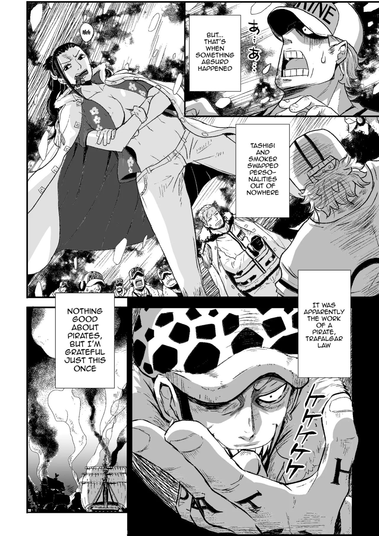 [Oukokusan (Kakutou Oukoku)] Kaigun no Onna | A Woman In The Marines (One Piece)