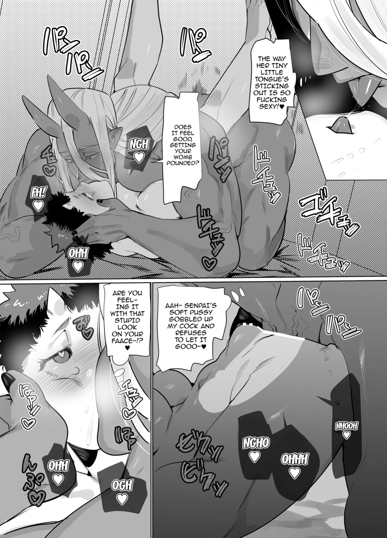 [Bonnou no Tamatebako (Nuchitsu Nanako)] Gokusotsu no Senpai ga Kouhai no Deka Otoko ni Doroddoro ni Okasareru Hanashi / Story About A Prison Guard Senpai Getting Fucked Sloppy By Her Huge Kouhai