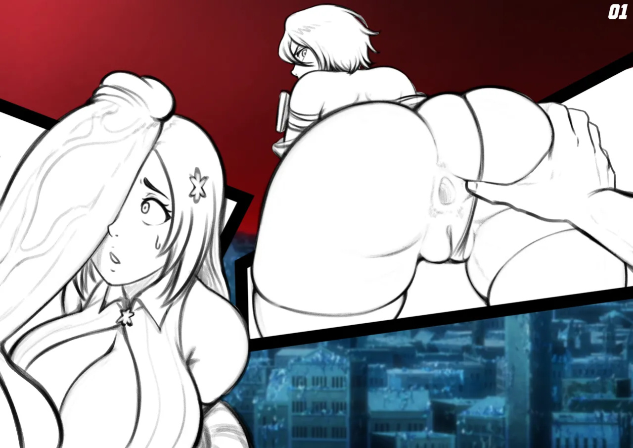 Rukia x Orihime in the 1000 Year ANAL Orgy (completed)