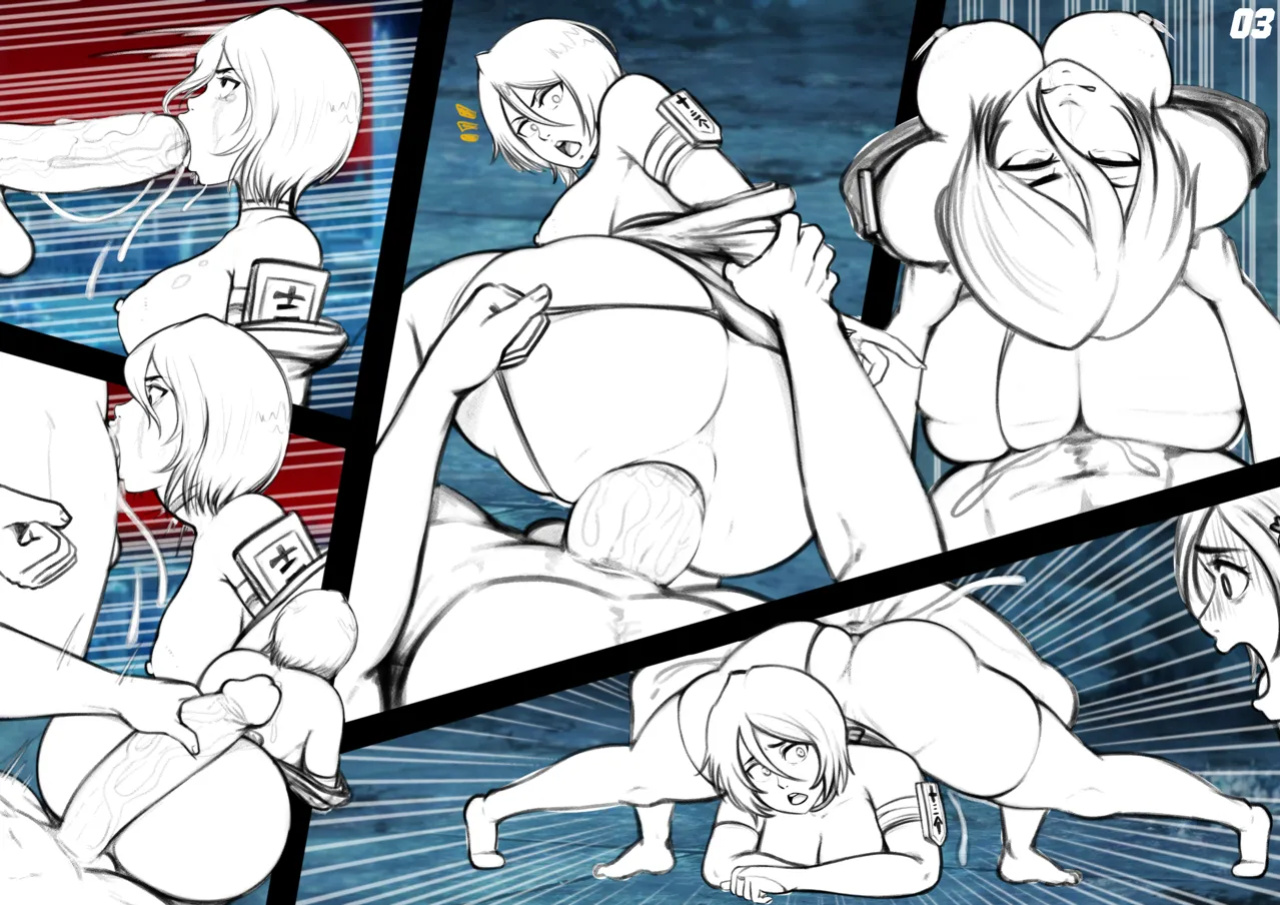 Rukia x Orihime in the 1000 Year ANAL Orgy (completed)