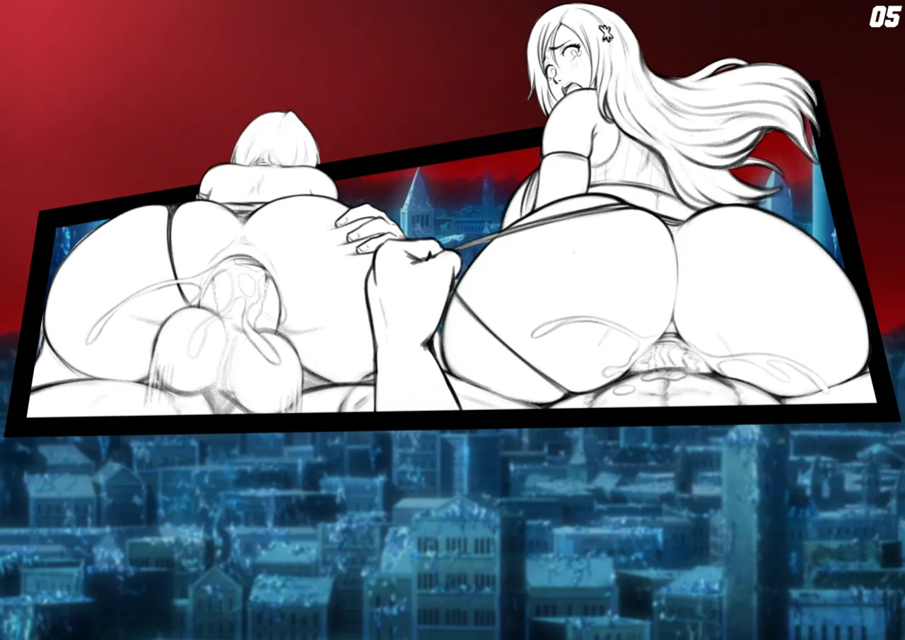 Rukia x Orihime in the 1000 Year ANAL Orgy (completed)