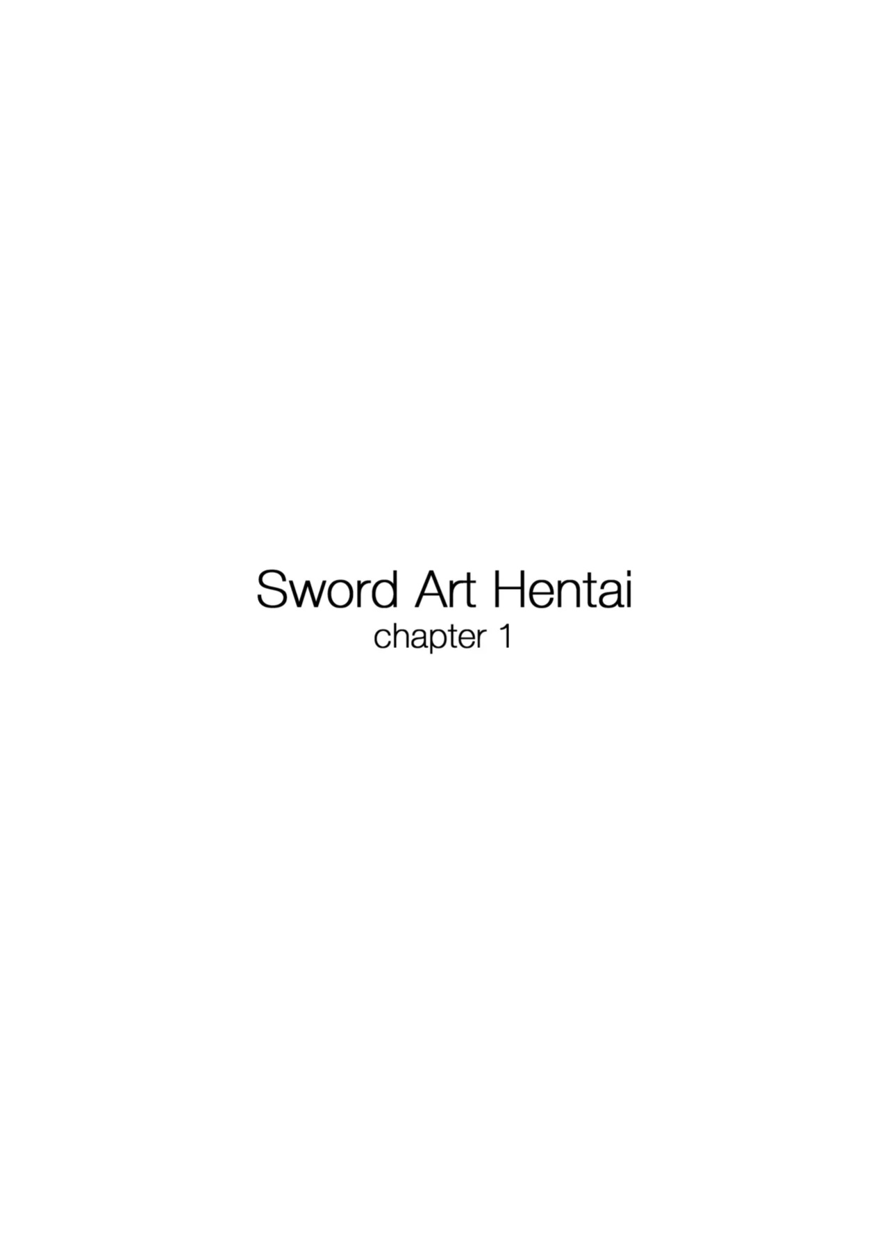 [Purelewds] Sword Art Hentai (Chapter 1)