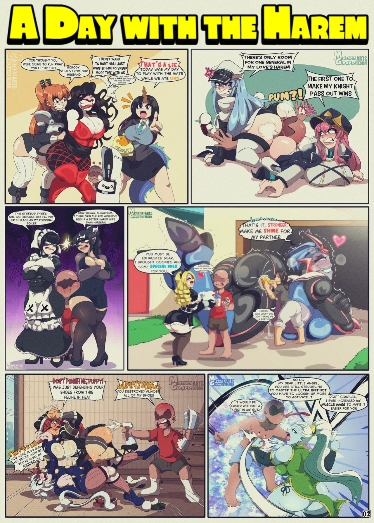 [MoisesGrafic] A Day with the Harem
