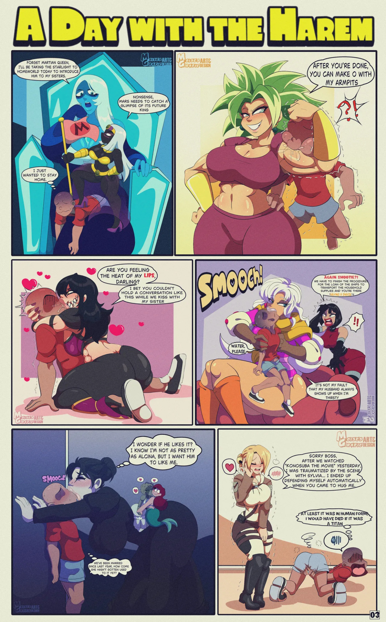 [MoisesGrafic] A Day with the Harem