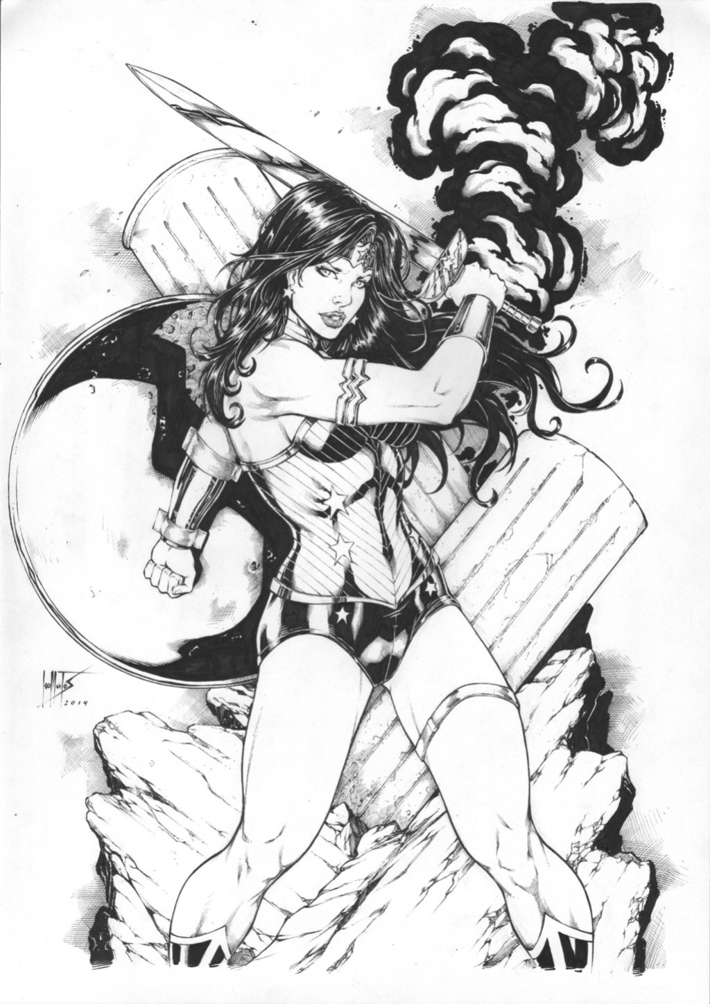 Wonder Woman by leomatos2014