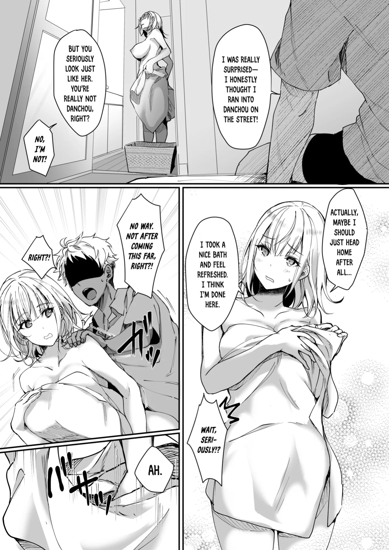 [Fukurou no Yuubinya san (Ueto Ruri)] Danchou wa Zettai ni Barenai. (Shirogane Noel) [DKKMD Translations]