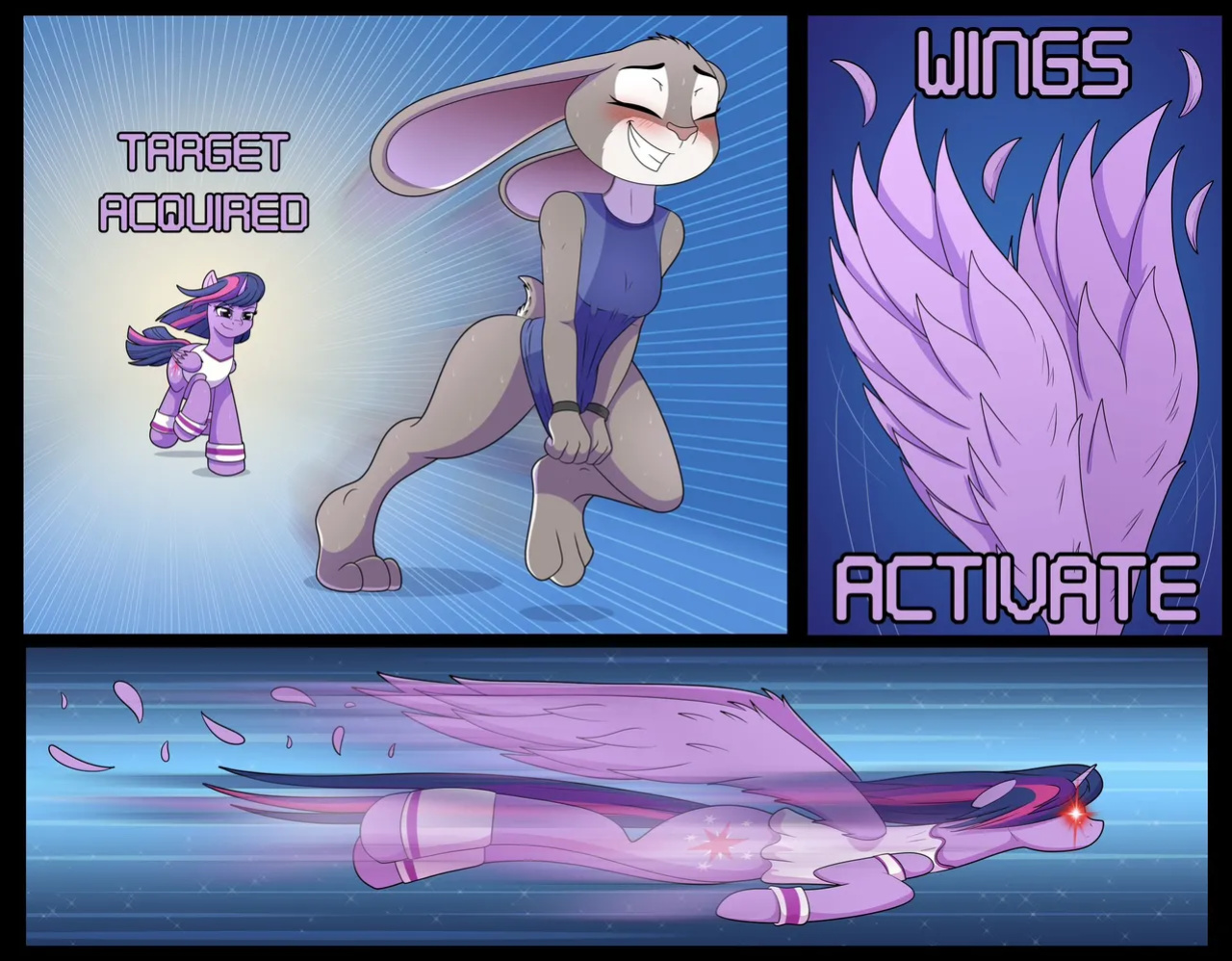 [Various] The Twilight Sparkle vs. Judy Hopps Runner Saga