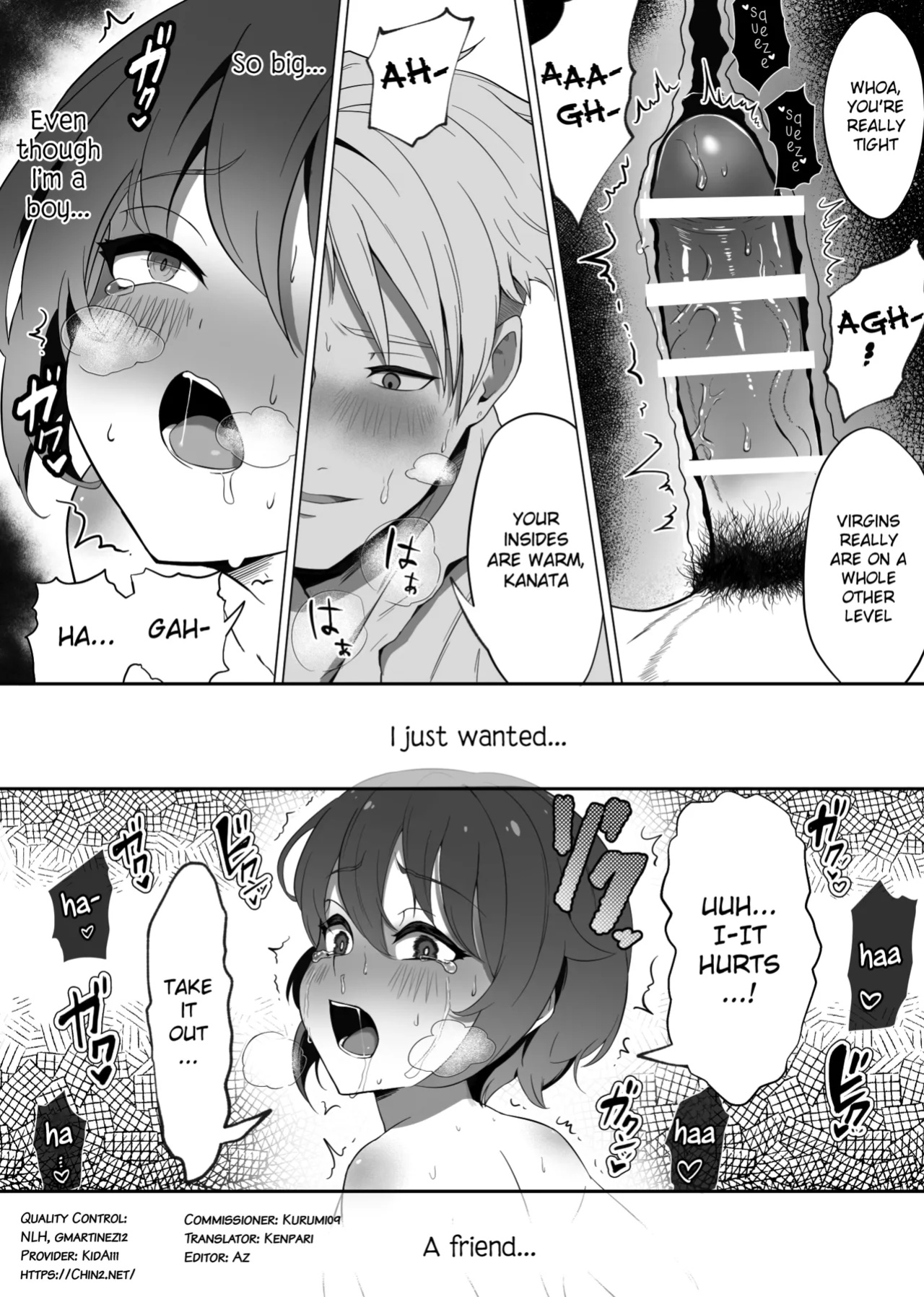[Atutu no Mori (Atutu)] "Hihou" Inkya ga Tomodachi Tsukuri shitara Shujuu Kankei ni Natteta Ken {Chin²}