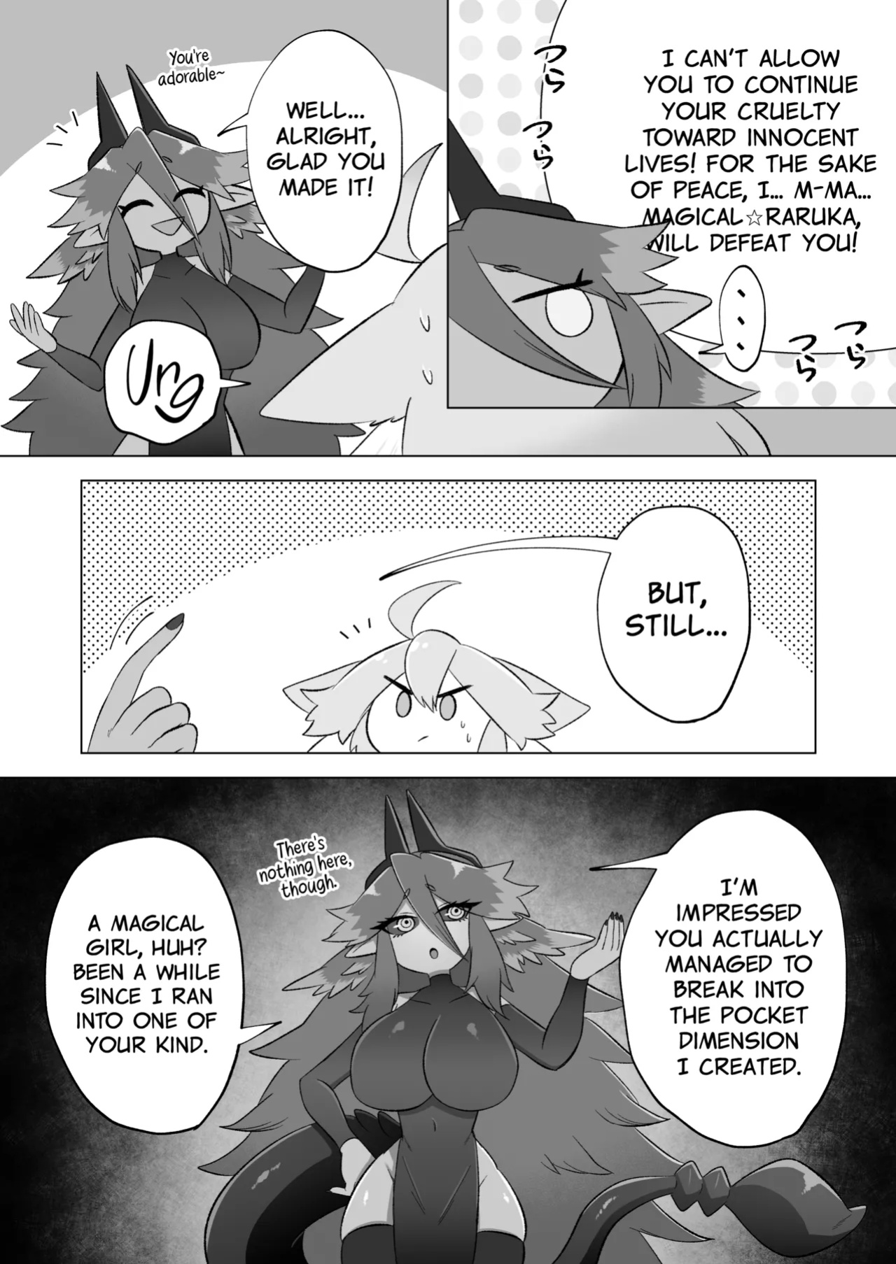 [Moto no Hondana (Moto)] Mahou Shoujo wa Shokushu to Futanari Inma ni Ochiteiku