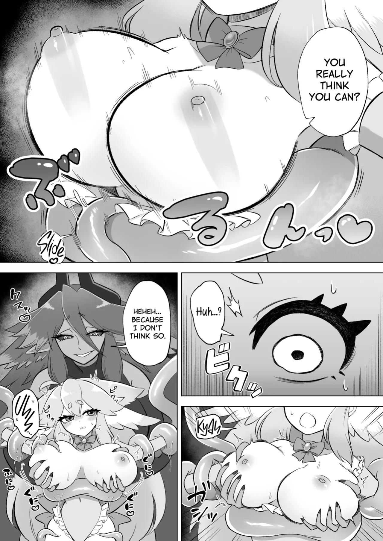 [Moto no Hondana (Moto)] Mahou Shoujo wa Shokushu to Futanari Inma ni Ochiteiku