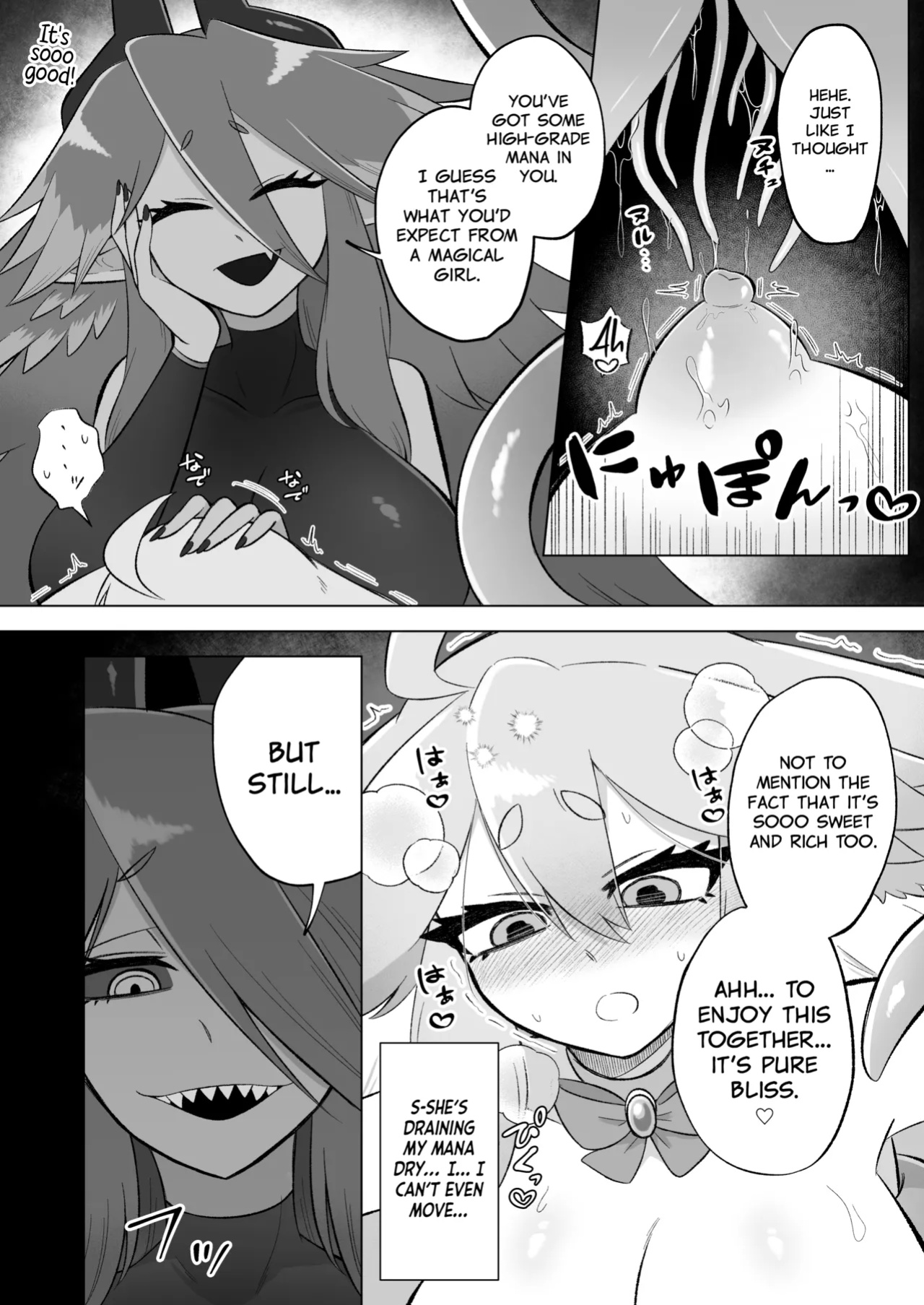 [Moto no Hondana (Moto)] Mahou Shoujo wa Shokushu to Futanari Inma ni Ochiteiku