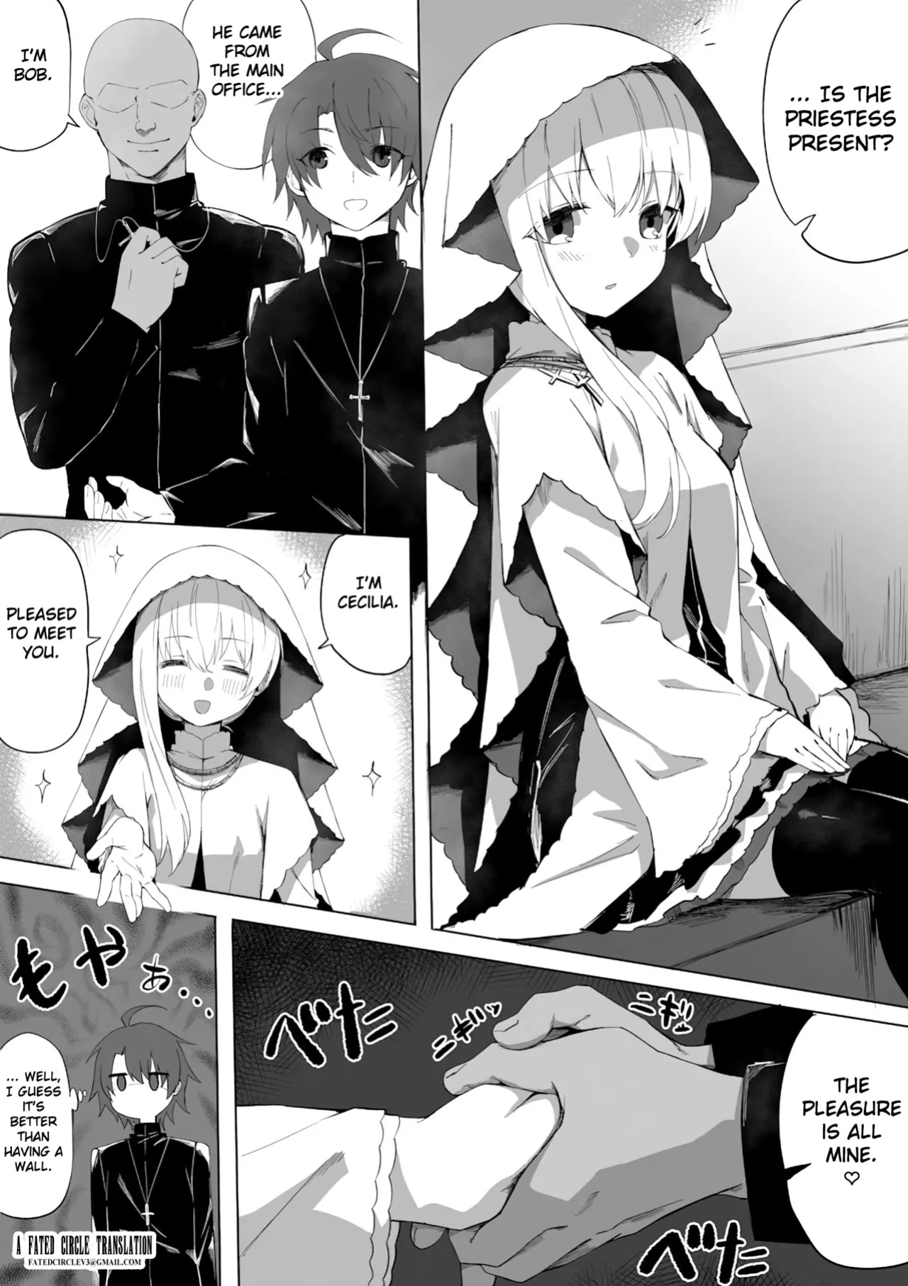[Chiizu Ore] Seijo-sama ga Netorarete Nichijou-teki ni Hoka no Otoko to Sex Shite Shimau (Shiro Seijo to Kuro Bokushi) | The Saintess Is NTR'd and Ends Up Having Sex with Another Man on a Daily Basis (Shiro Seijo to Kuro Bokushi) [Fated Circle]