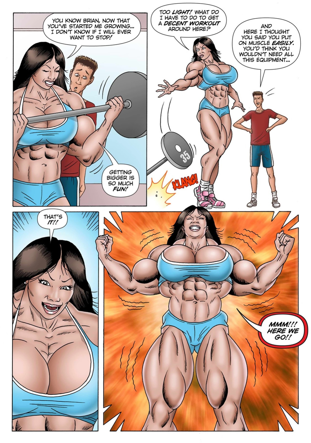 Female Muscle Frenzy! 1