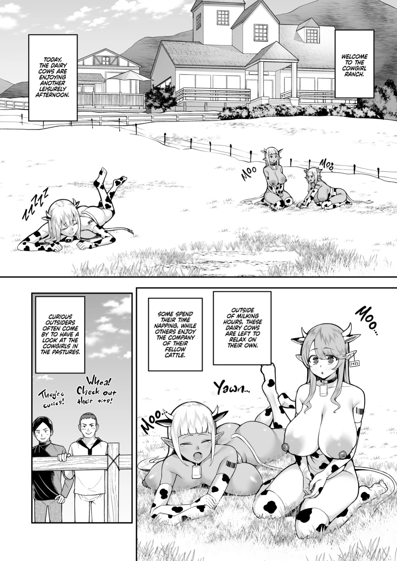 [Marshmallow Balloon (Kayumidome)] Nuugyuu Musume Bokujou | Cow Girl Ranch [Xzosk]