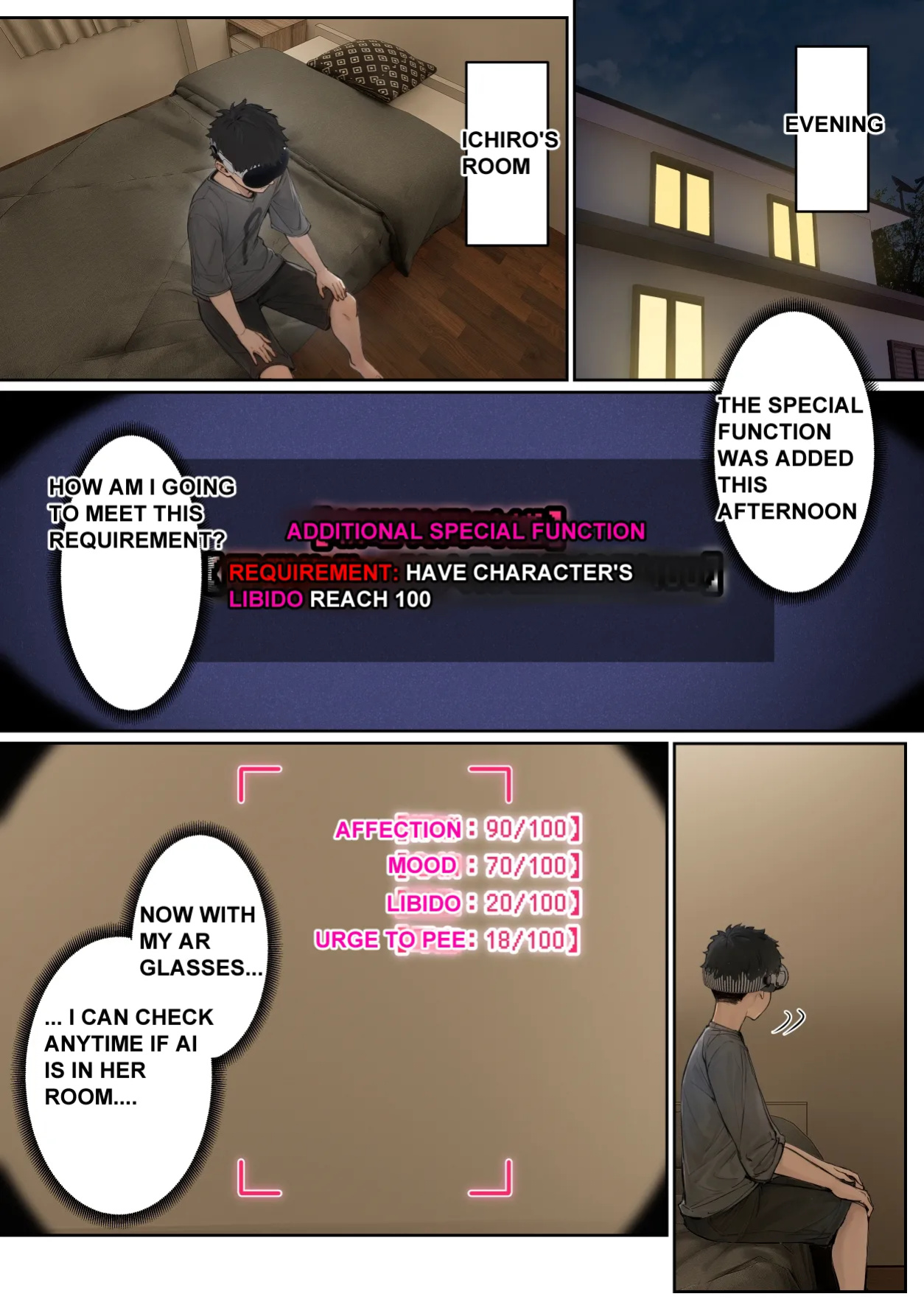 [pz-x] My AR glasses can see various stats about my foster sister?!