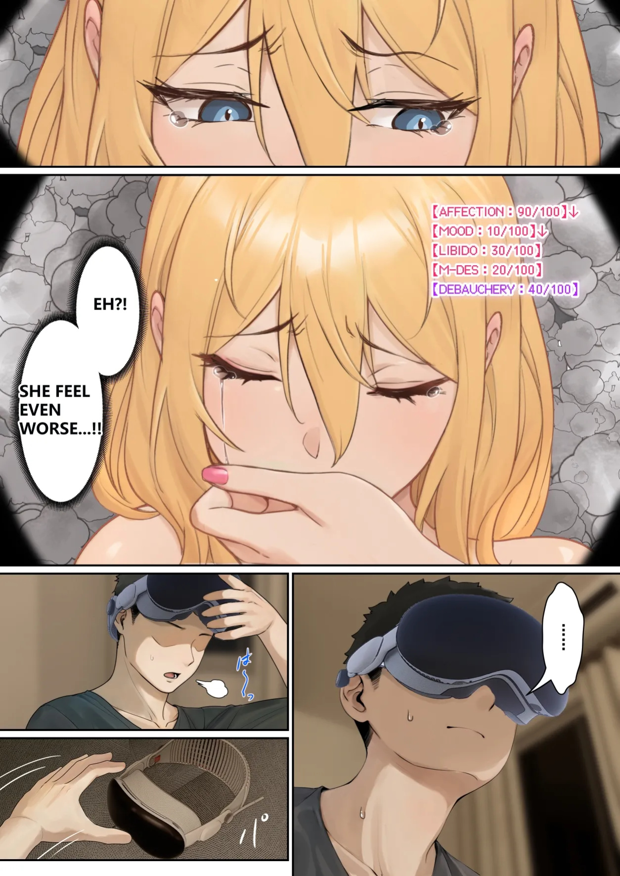[pz-x] My AR glasses can see various stats about my foster sister?!