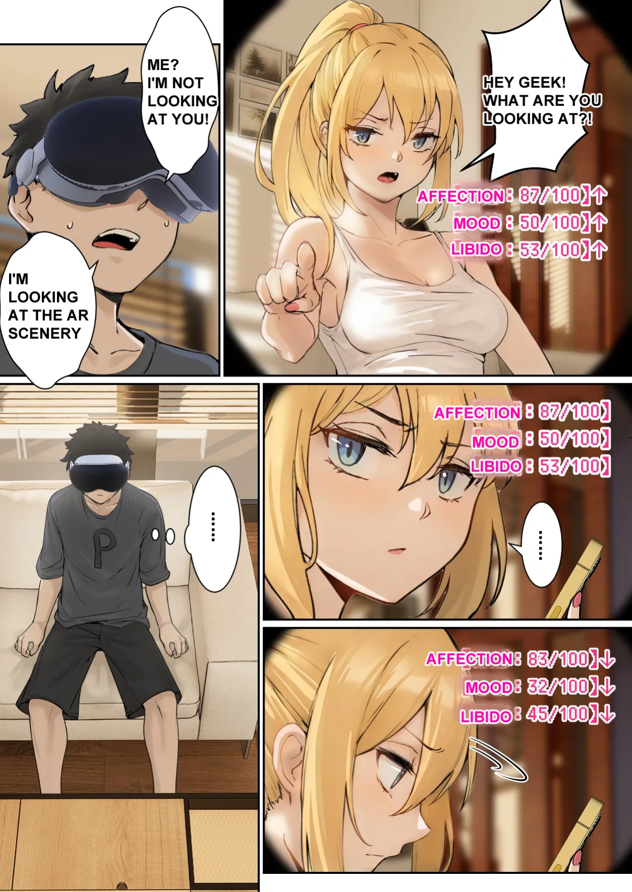 [pz-x] My AR glasses can see various stats about my foster sister？! (full)