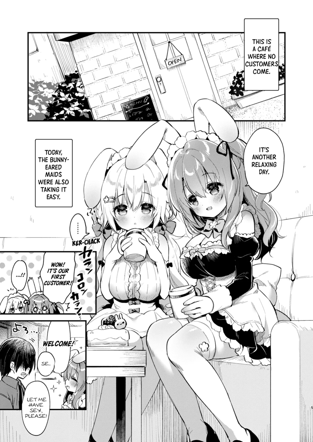 [Usacastle (Usashiro Mani)] W Sakura-chan no Fuwatoro Sand! | Double Sakura-chan's Fluffy Sandwich! [Shiro Translation]