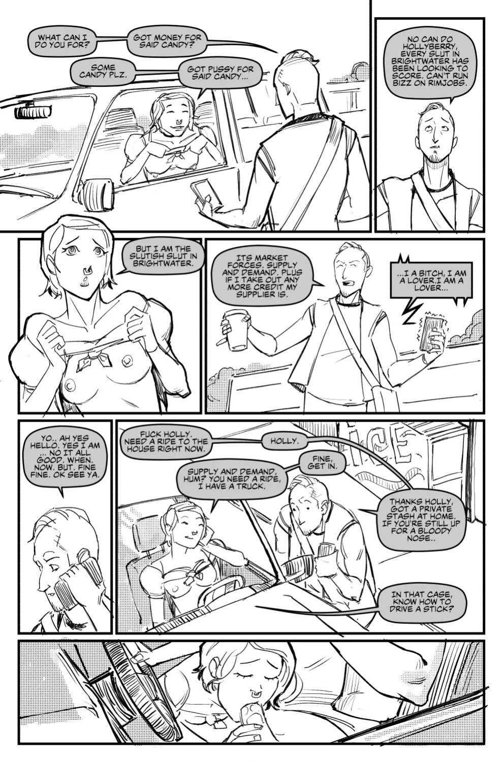 [Disclaimer] Holly - white trash girl OC