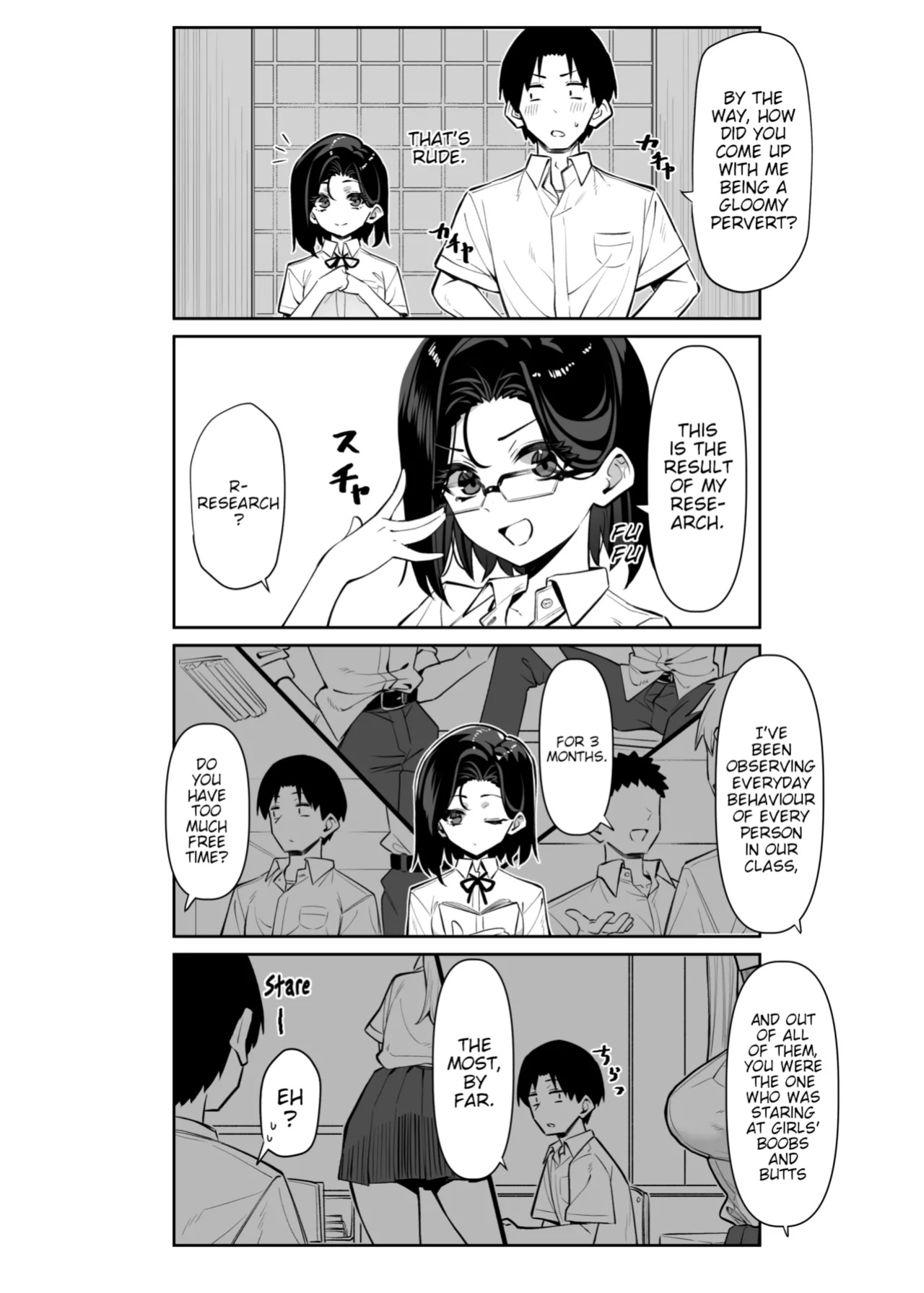 [MM] Yuutousei ni Onanie o Miseru Hanashi | A Story About Showing My Masturbation To An Honor Student. [Poranya]